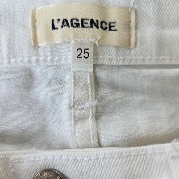L'Agence Ryland Cutoff Denim Shorts Size 25 NWOT - Picture 3 of 8